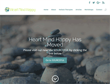 Tablet Screenshot of heartmindhappy.com